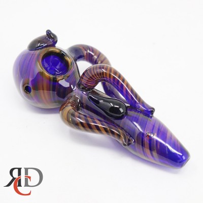 GLASS PIPE FANCY GOLD FUNE GP1309 1CT